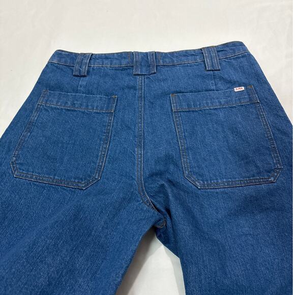 NWT Alex Mill Womens 30 Blue Houston Pants Mom Jeans Indigo Denim Solid Basic - Picture 5 of 11